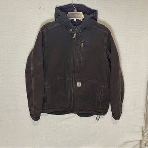 CARHARTT SHERPA-LINED FULL SWING® LOOSE FIT WASHED DUCK JACKET SIZE SMALL